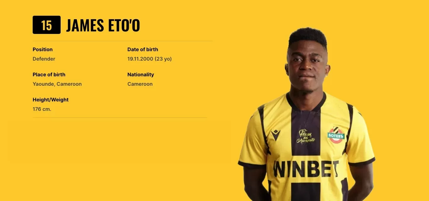 Eto’o et Botev dans une bonne passe