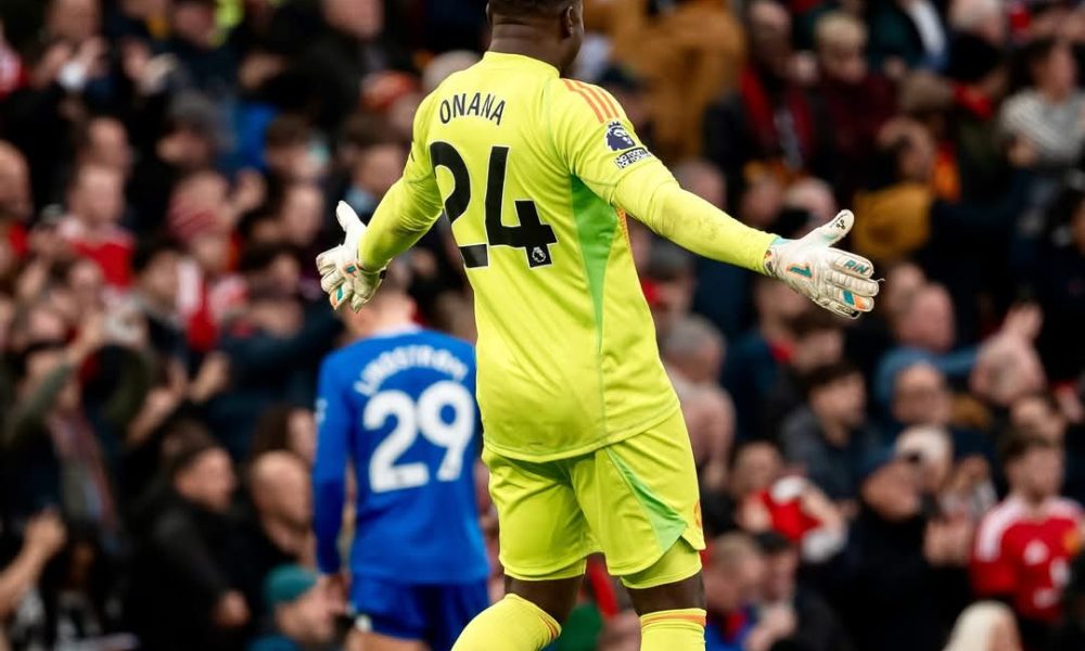 André Onana n’a pas pu gagner ce match avec Manchester face à Arsenal