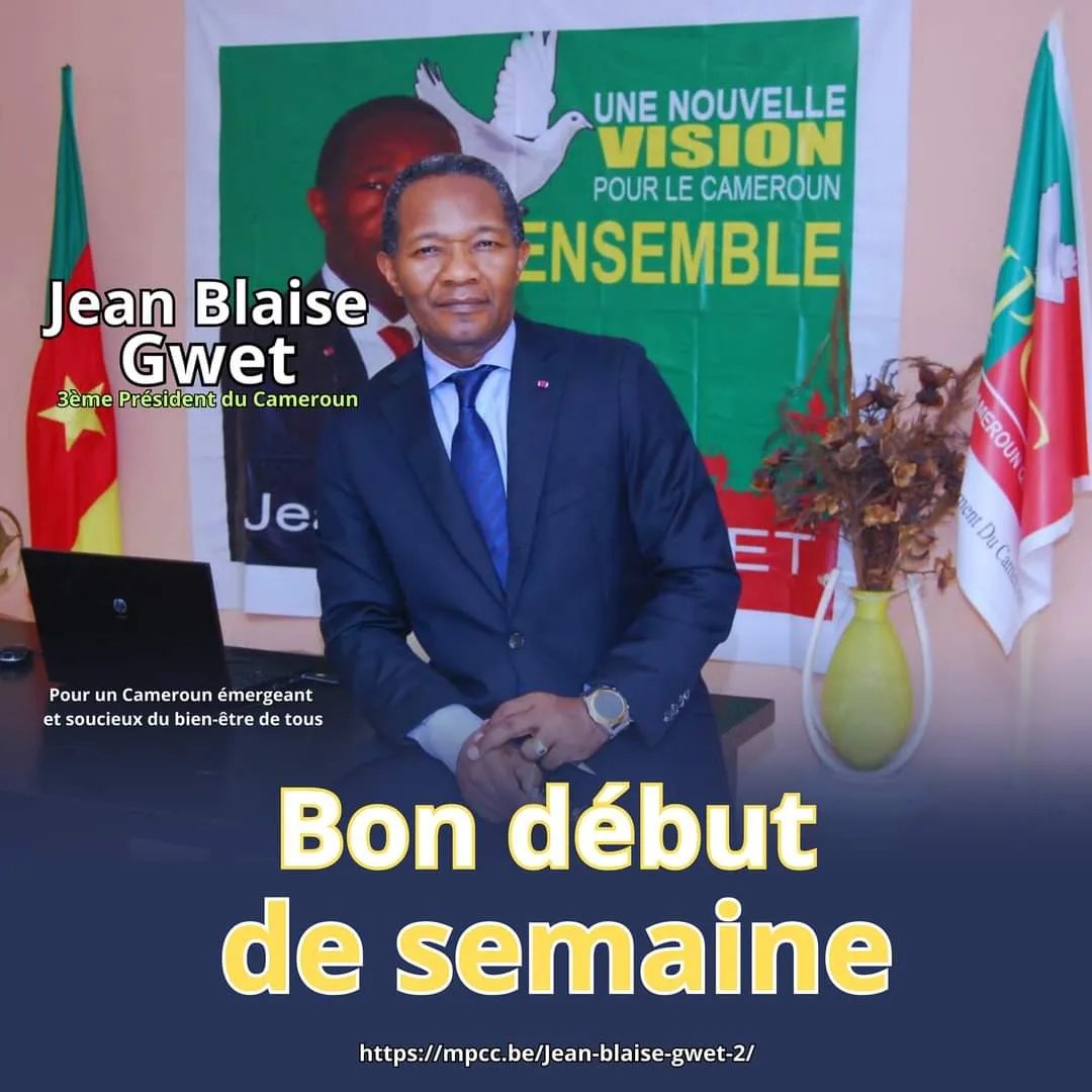 Cinq raisons de faire confiance au MPCC et au President Jean Blaise GWET 
