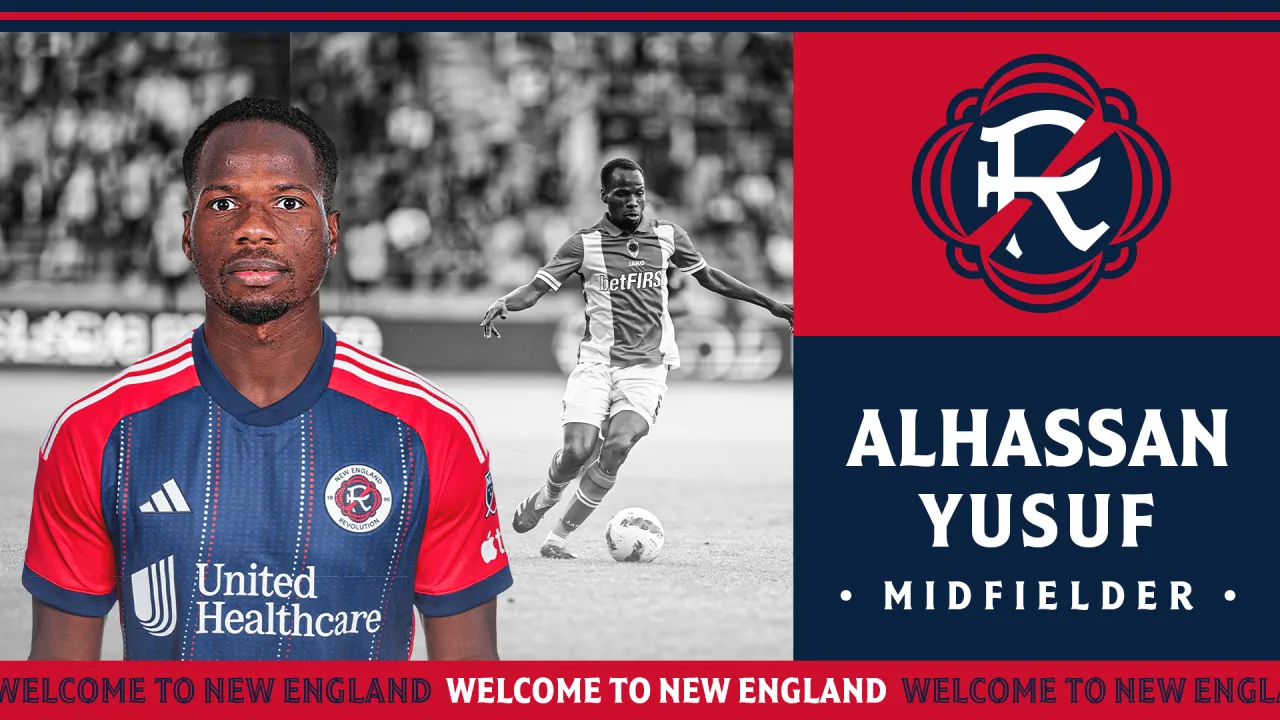 Officiel : Alhassan Yusuf signe un contrat de trois ans avec New England Revolution depuis Anvers Officiel : Alhassan Yusuf signe un contrat de trois ans avec New England Revolution depuis Anvers
