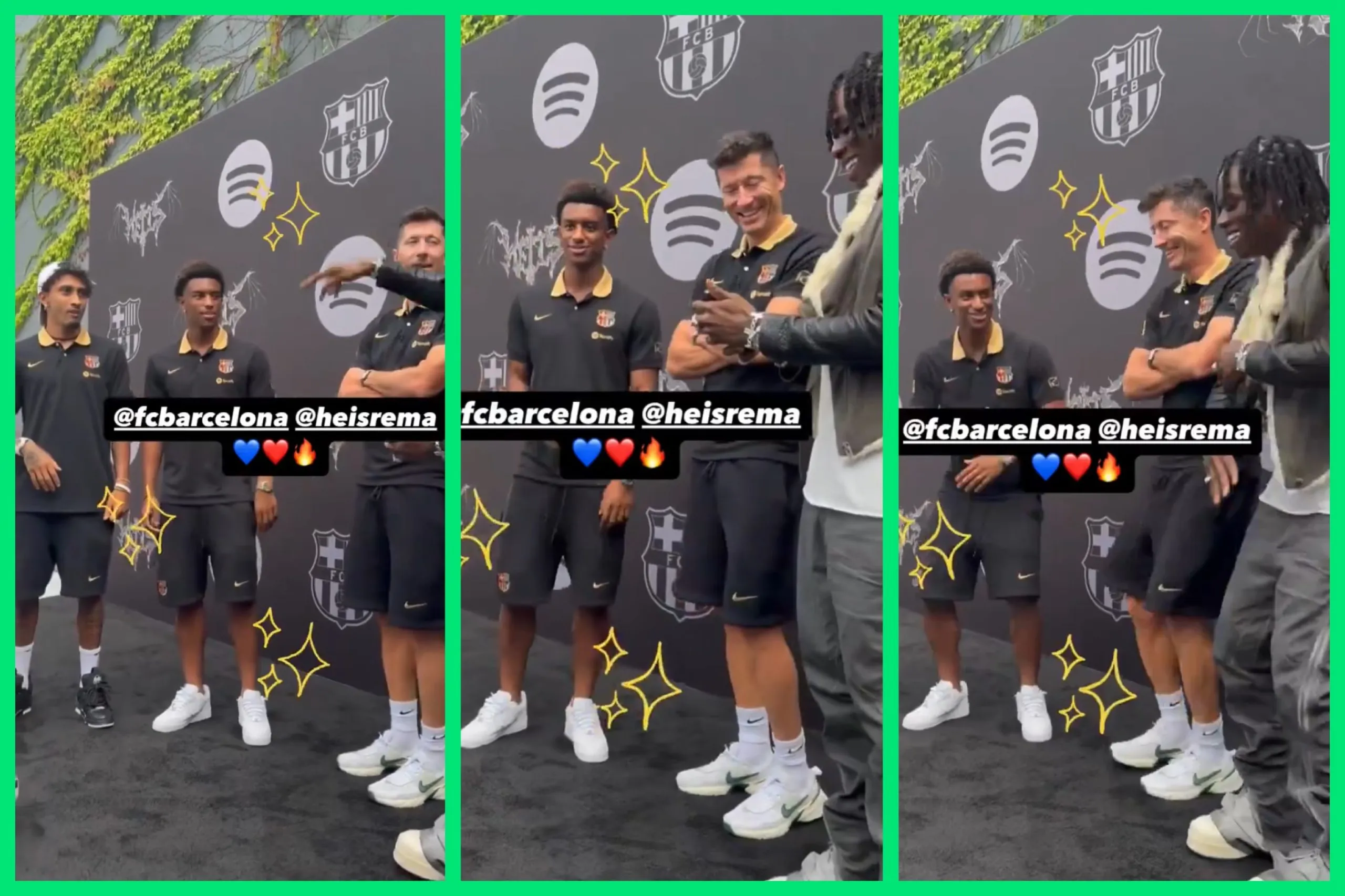 Regardez : Rema enseigne à Lewandowski, Raphinha et Balde l'art de la danse Azaman Regardez : Rema enseigne à Lewandowski, Raphinha et Balde l'art de la danse Azaman