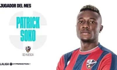 Patrick Soko élu Joueur du Mois de Décembre en Liga 2 : un mois d’exception