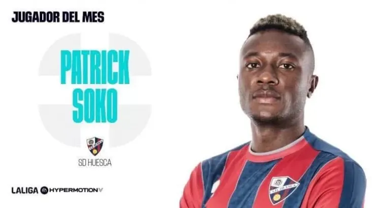 Patrick Soko élu Joueur du Mois de Décembre en Liga 2 : un mois d’exception