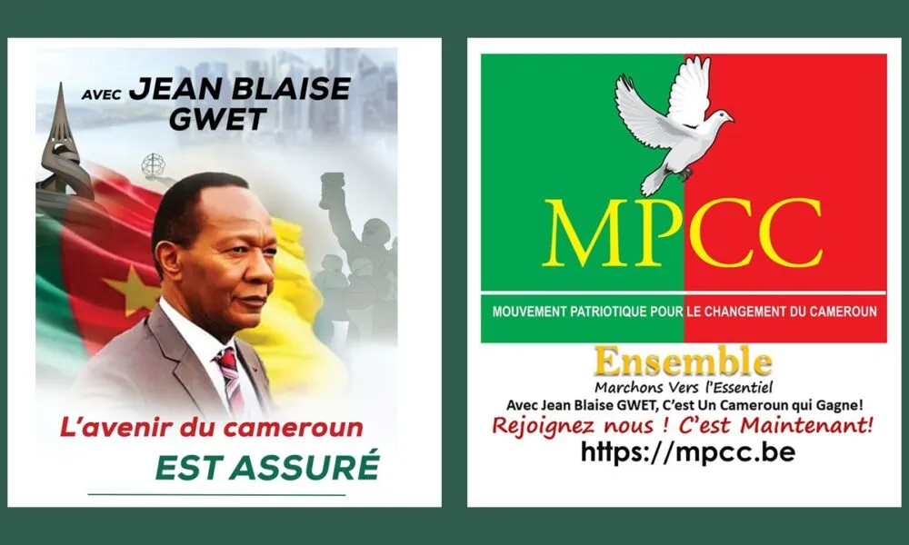 Le (MPCC) de Jean blaise GWET annonce officiellement le recrutement de candidats patriotes pour les postes de conseillers municipaux, de maires et de députés